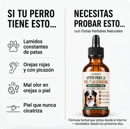 Fórmula Veterinaria Natural para Eliminar Hongos en Perros