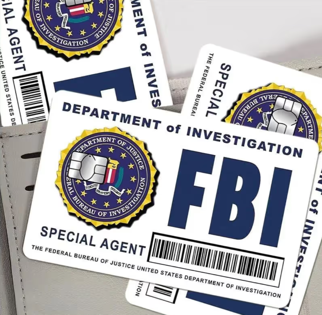 Kit de diseños de tarjetas de agente secreto: Estilos de FBI/ICE
