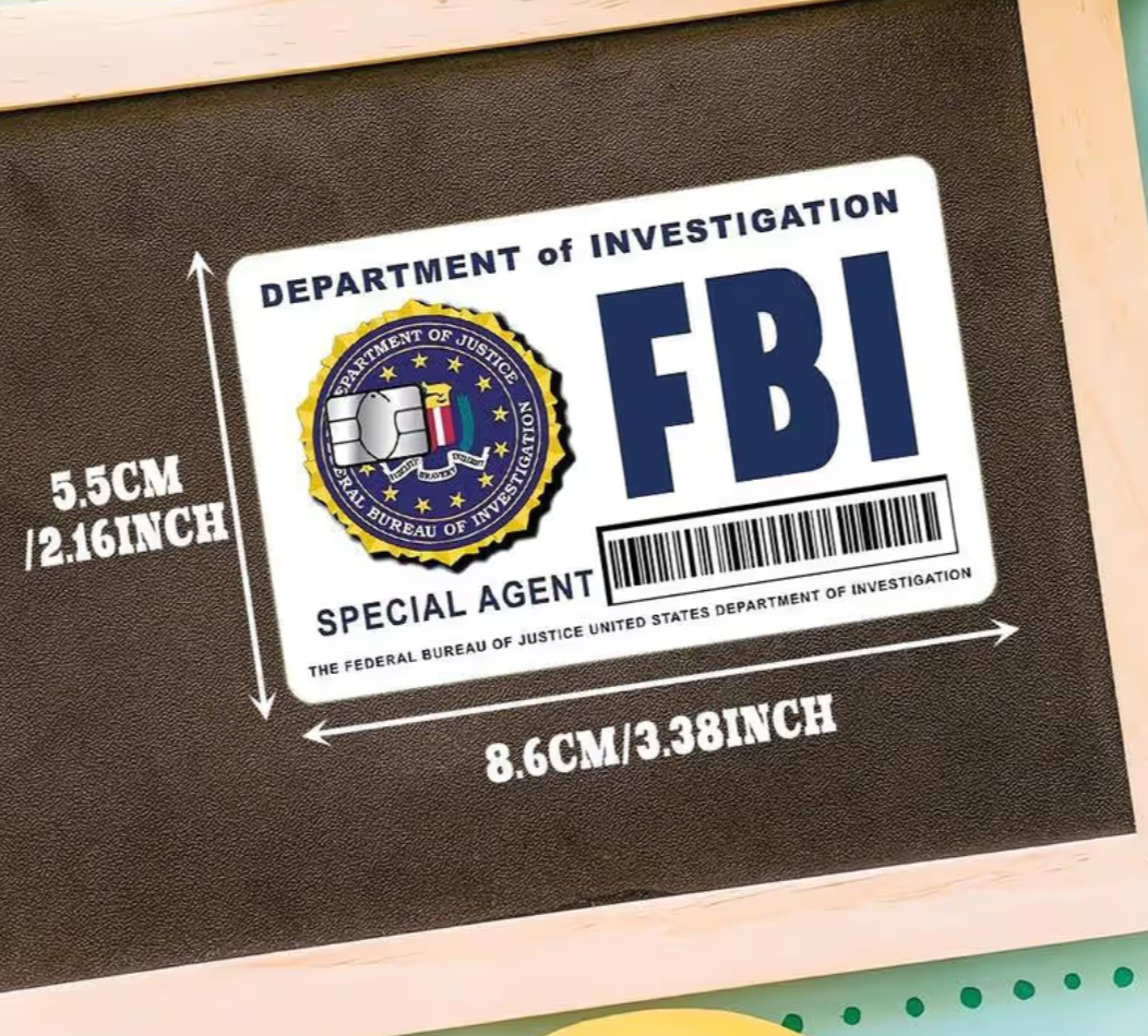 Kit de diseños de tarjetas de agente secreto: Estilos de FBI/ICE