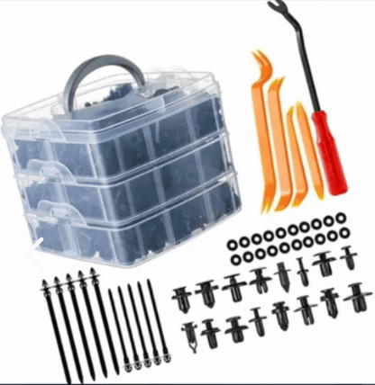 kit de grapas y sujetadores para auto