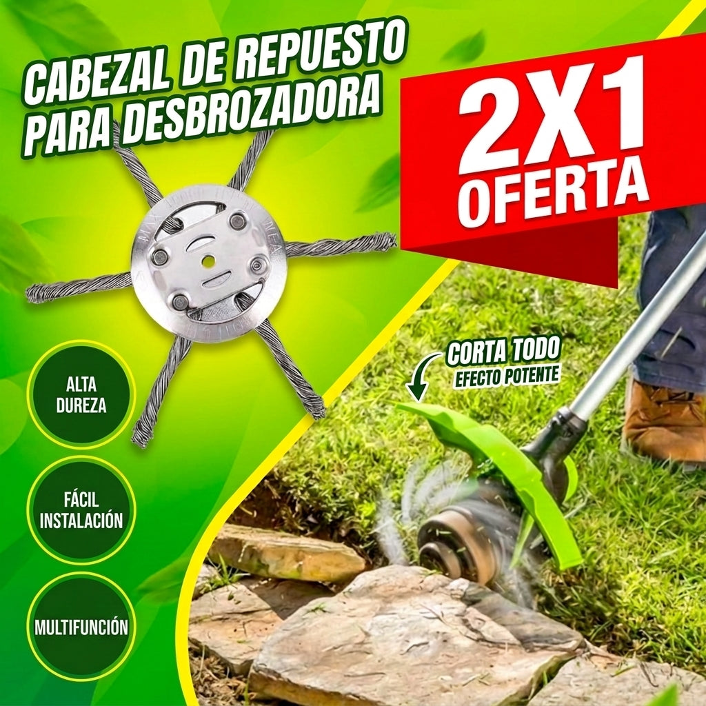 Cabezal de repuesto para desbrozadora