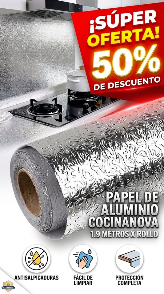 Cocinanova Papel Aluminio 1.9 Mts