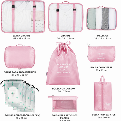 Kit Completo Bolsas Organizadoras