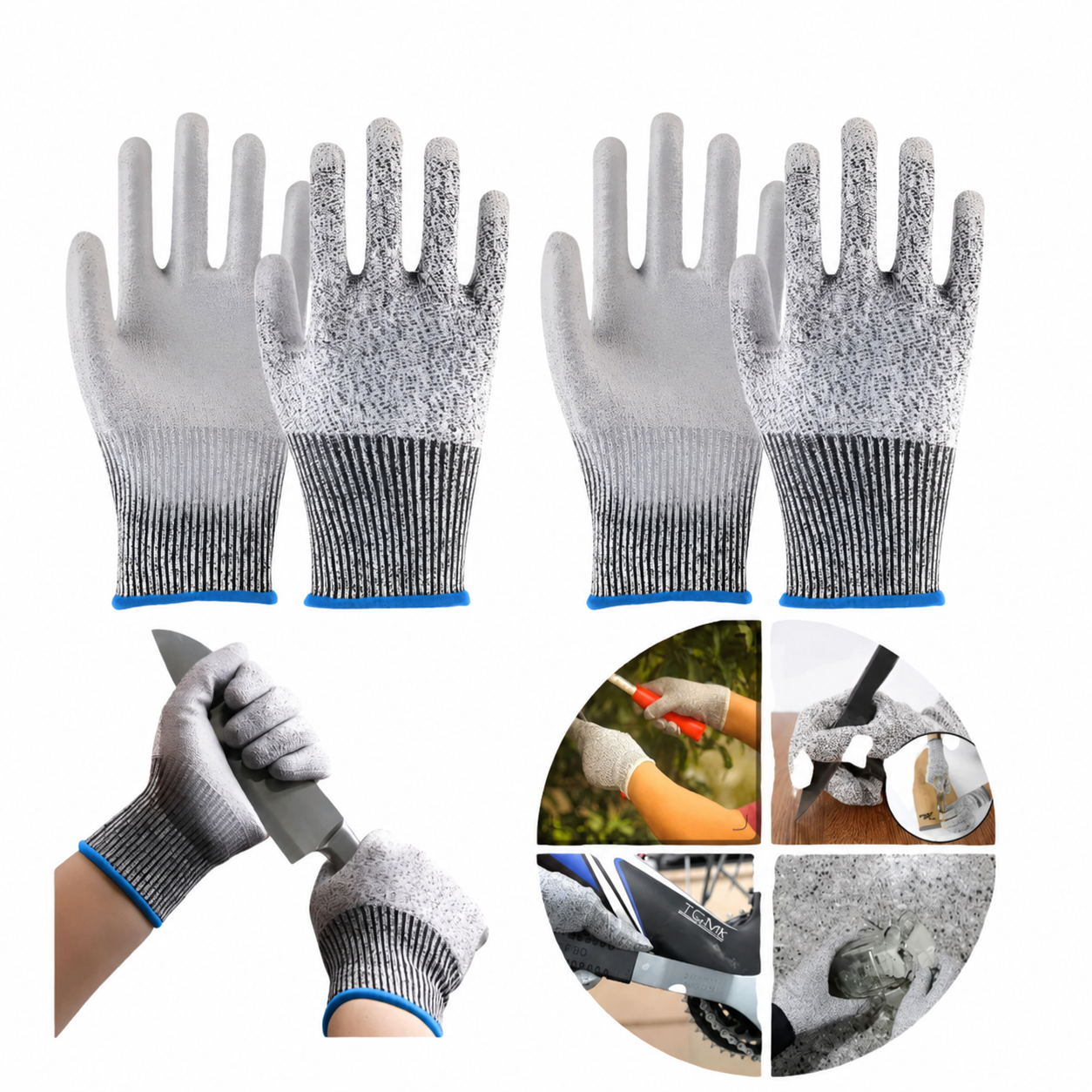Par de Guantes De Seguridad Anticortes