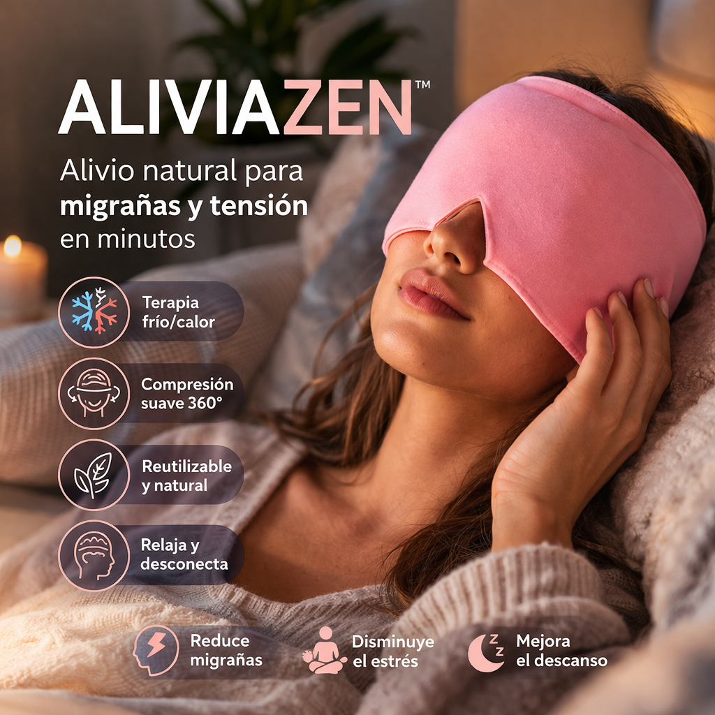ALIVIAZEN - Gorro De Gel Para Migraña