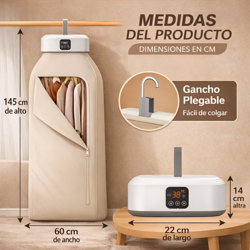 Secadora Portátil 9 Prendas