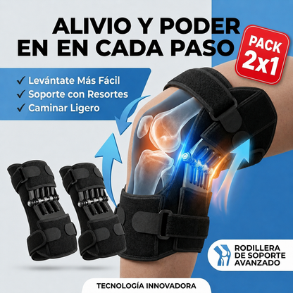 PACK 2X1 - Rodillera Ortopedica Con Resorte
