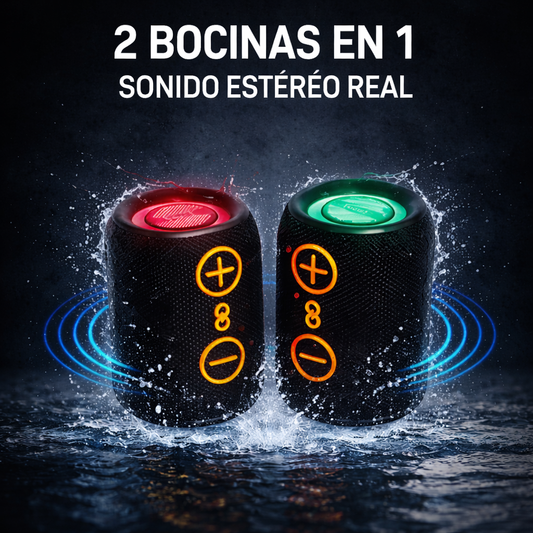 Bocina Doble - Magnética, Potente y Envolvente