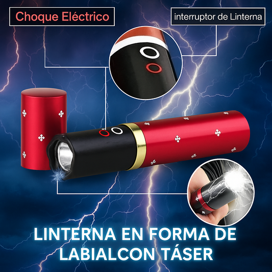 LipTaser® | Linterna Táser en Forma de Labial ⚡💄