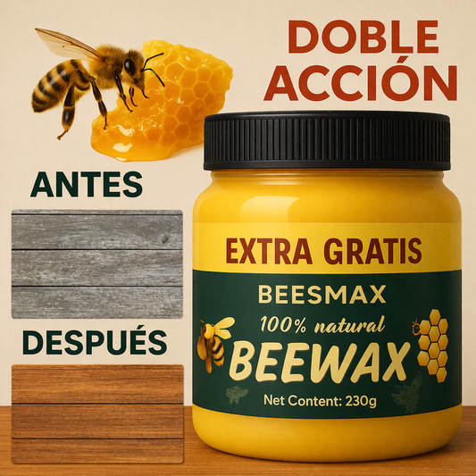 Bote Grande BEEWAX™ | Cera Restauradora De Madera 🐝