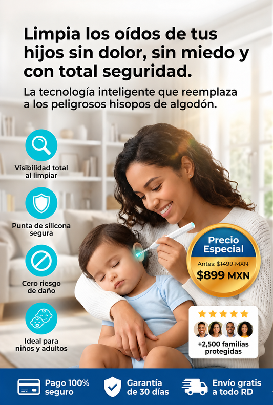 LIMPIADOR DE OIDOS CON CÁMARA HD