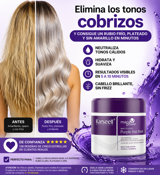 Karseell™ - Mascarilla Reparadora Color Morado