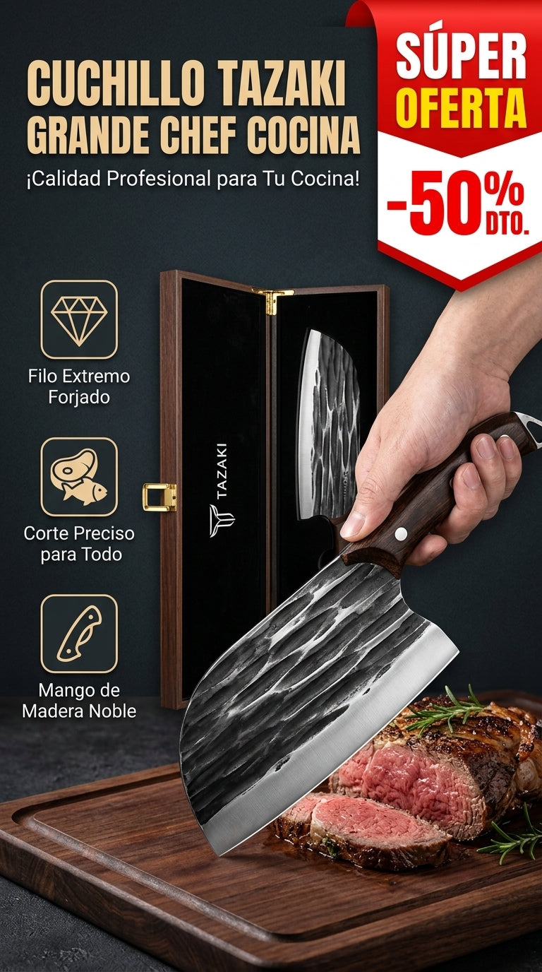 Cuchillo Tazaki Grande Chef Cocina