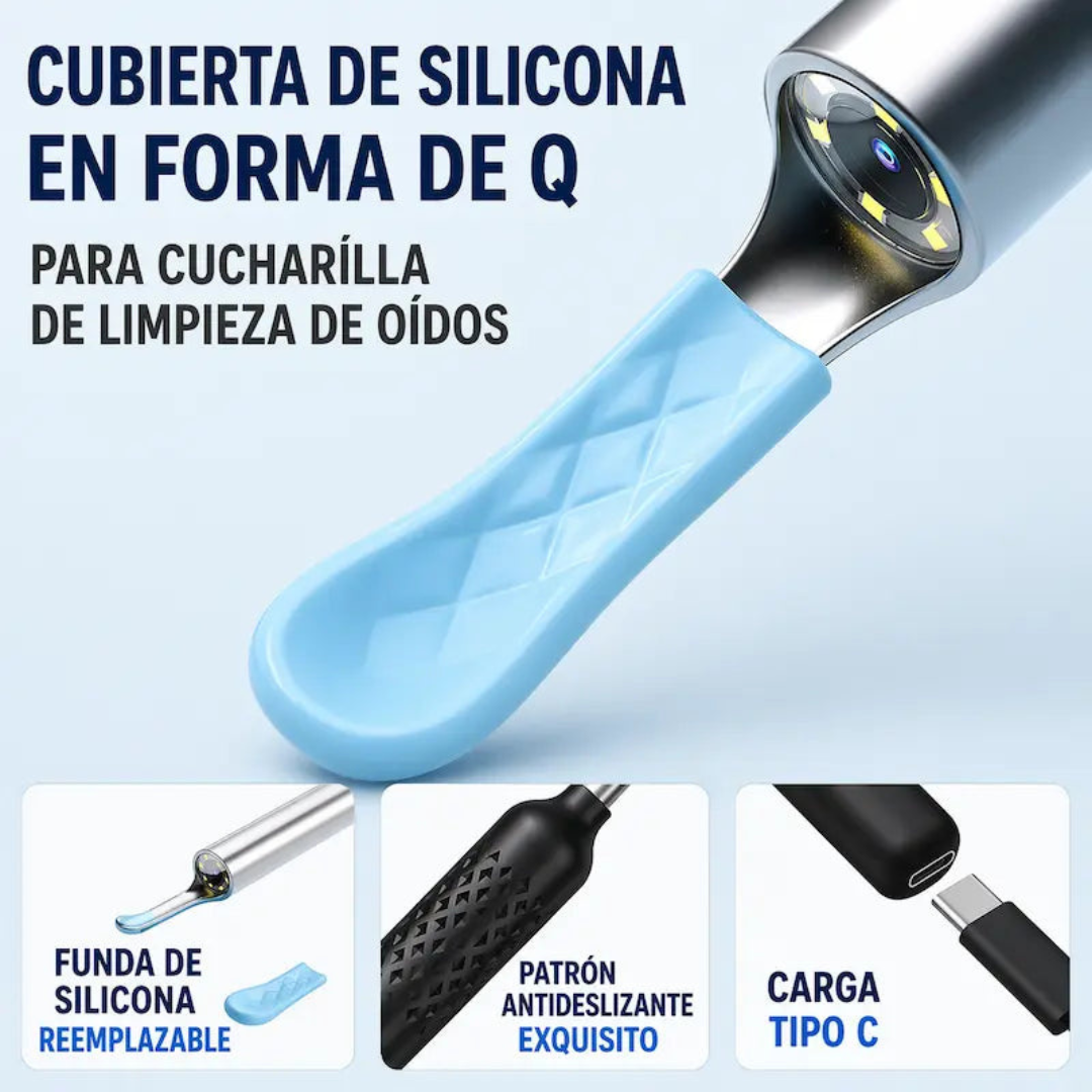 LIMPIADOR DE OIDOS CON CÁMARA HD