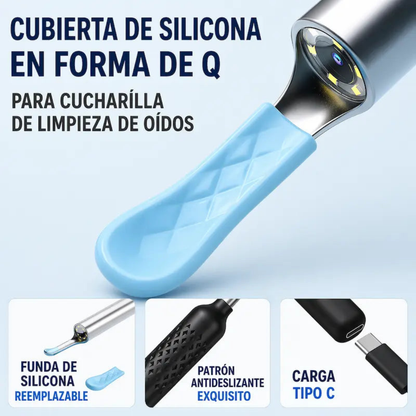 LIMPIADOR DE OIDOS CON CÁMARA HD