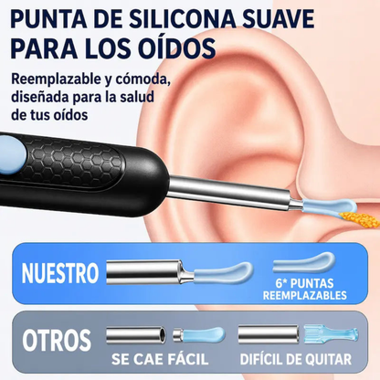 LIMPIADOR DE OIDOS CON CÁMARA HD