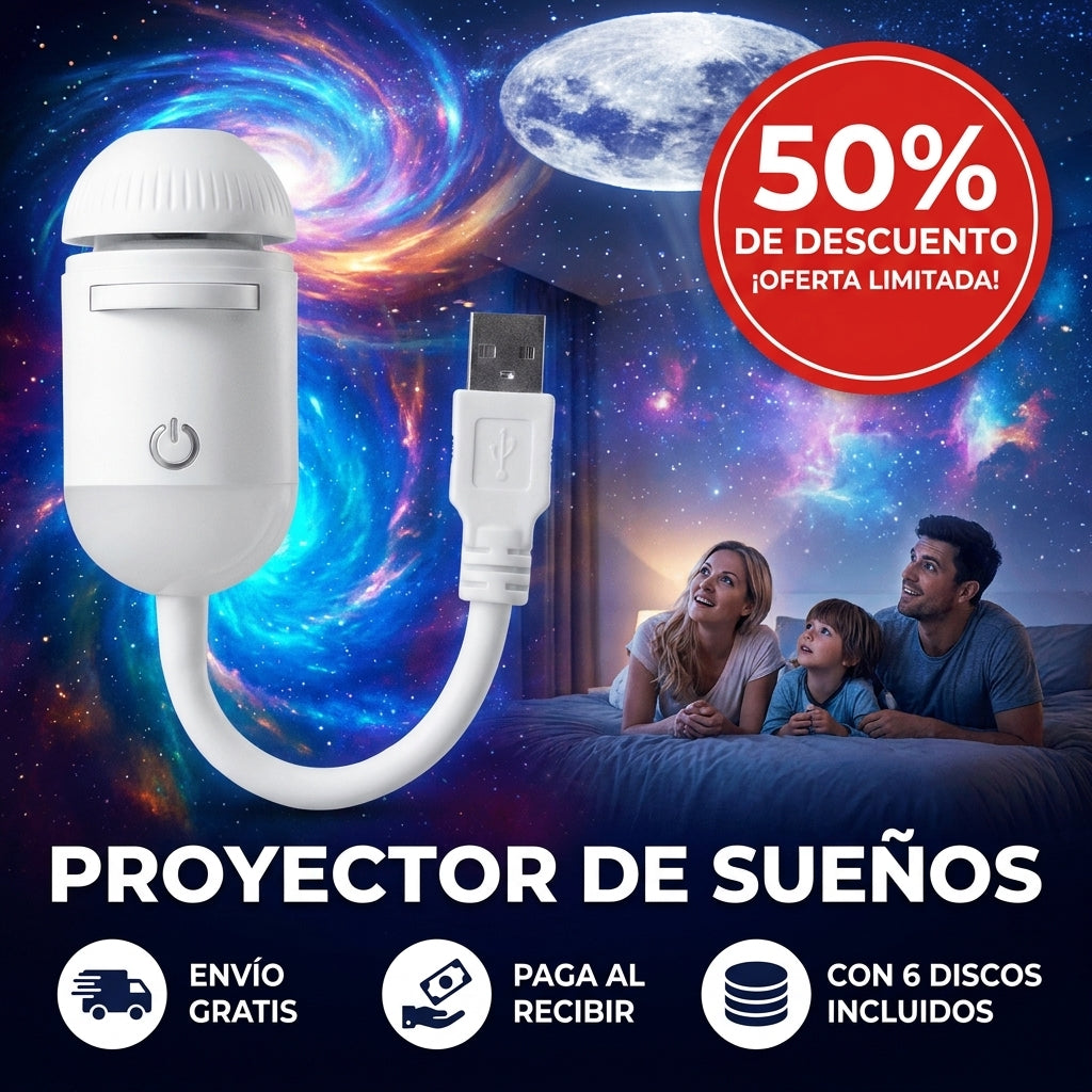 Proyector De Sueños Con 6 Discos Incluidos