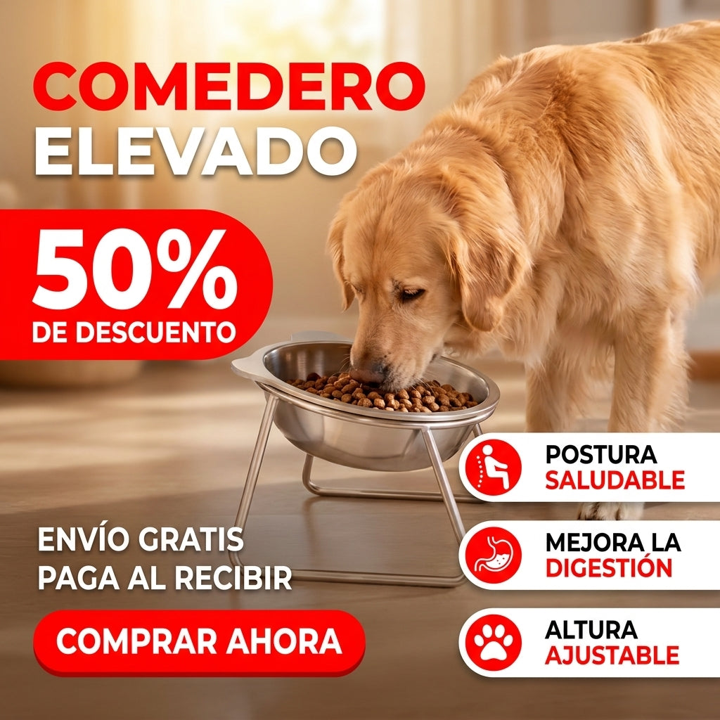 Comedero Elevado Ergonómico