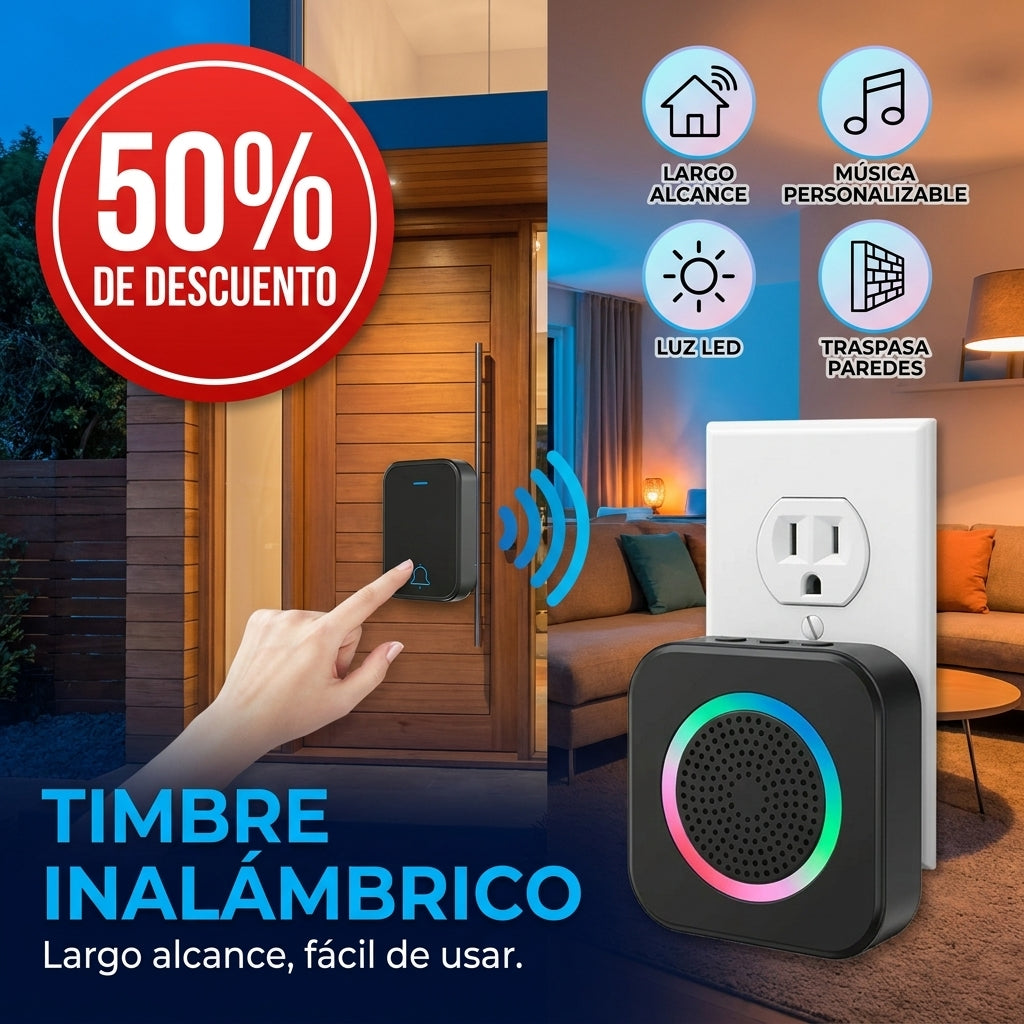 Timbre Inalámbrico de Largo Alcance