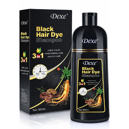 Shampoo Cubre Canas Negro 3 en 1 - DEXE™