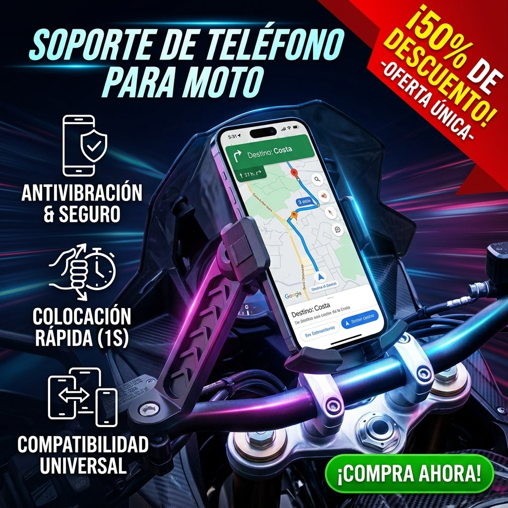 Soporte De Telefono Para Moto