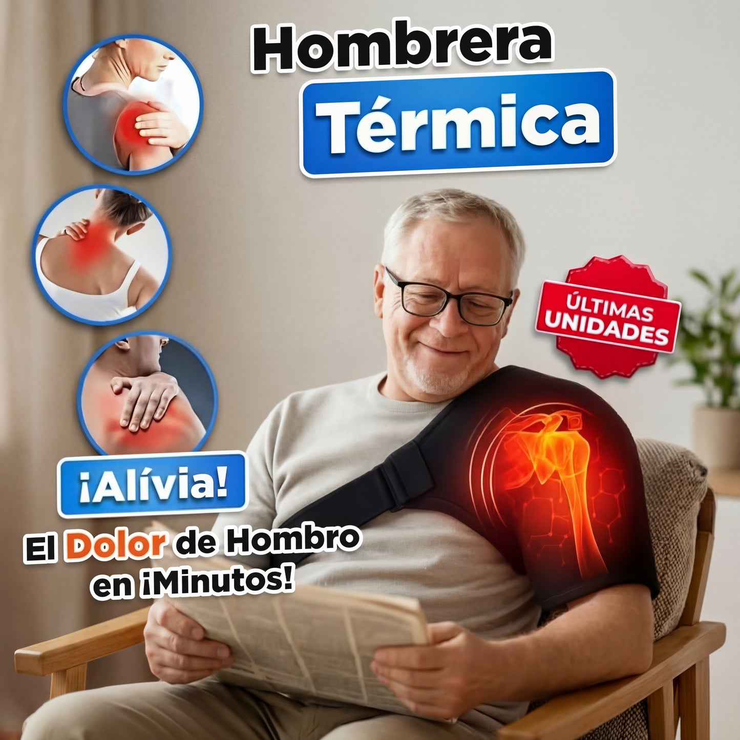 COMBO Alivio Instantáneo - Rodillera + Hombrera de Calor