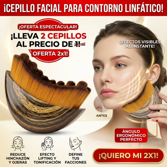 Cepillo Facial Para Contorno Linfatico