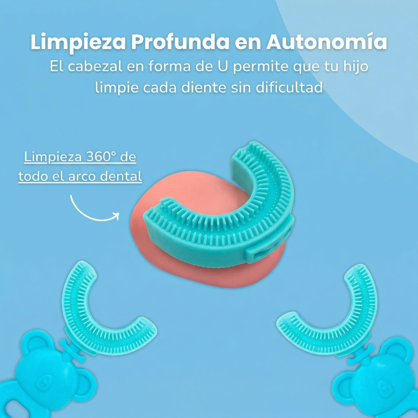 2x1 Cepillo Dental Eléctrico Para Niños - DinoCepillo™