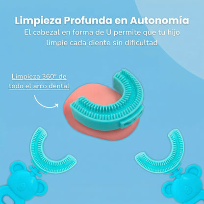 2x1 Cepillo Dental Eléctrico Para Niños - DinoCepillo™
