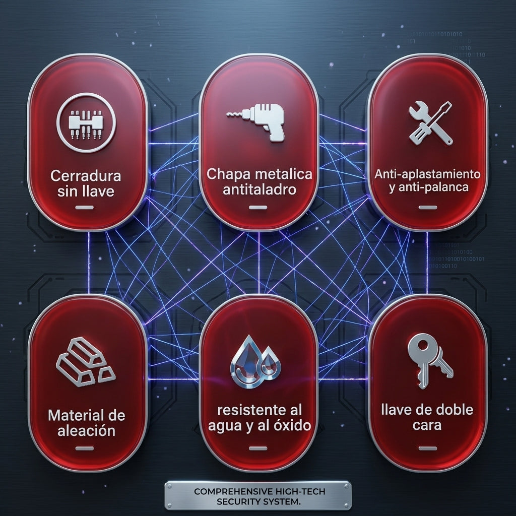 Candado De Alarma Para Motocicleta