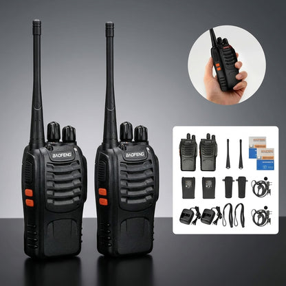 Radios Walkie Talkie Bf888s Recargables