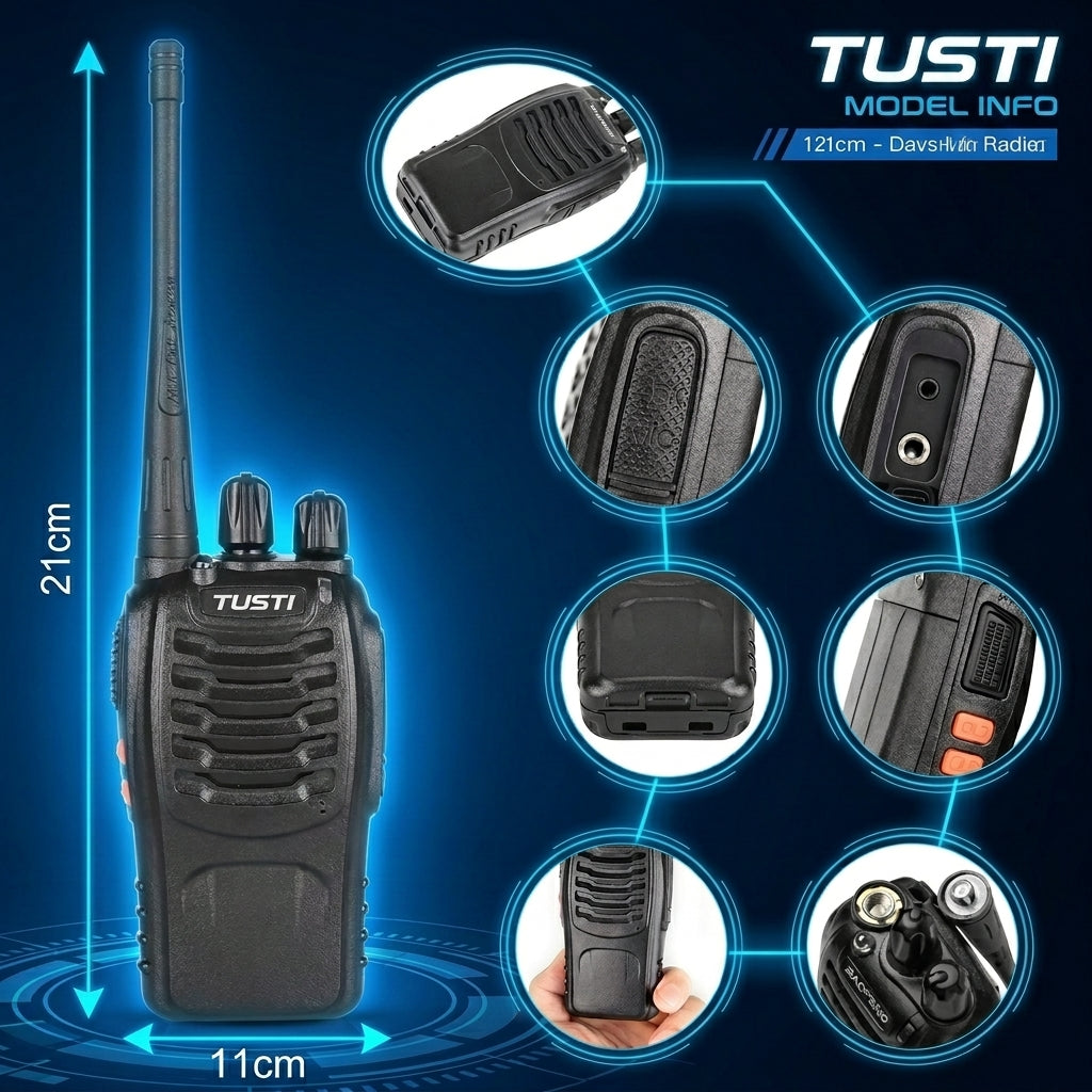 Radios Walkie Talkie Bf888s Recargables