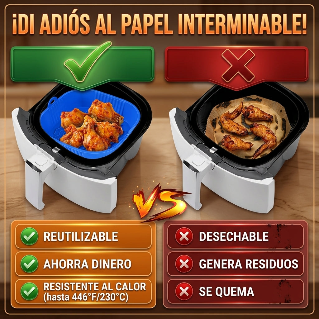 Canasta De Silicona Para Air Fryer