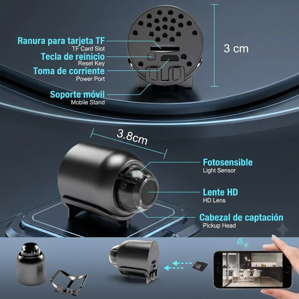 Mini Camara Espia X5 Wifi
