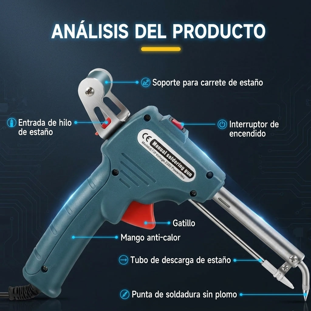 PISTOLA PARA SOLDAR A UNA MANO