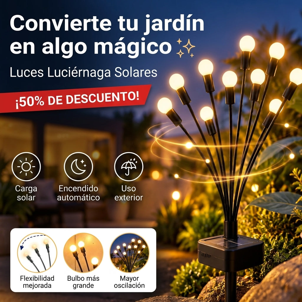 Lámpara luciérnaga solar