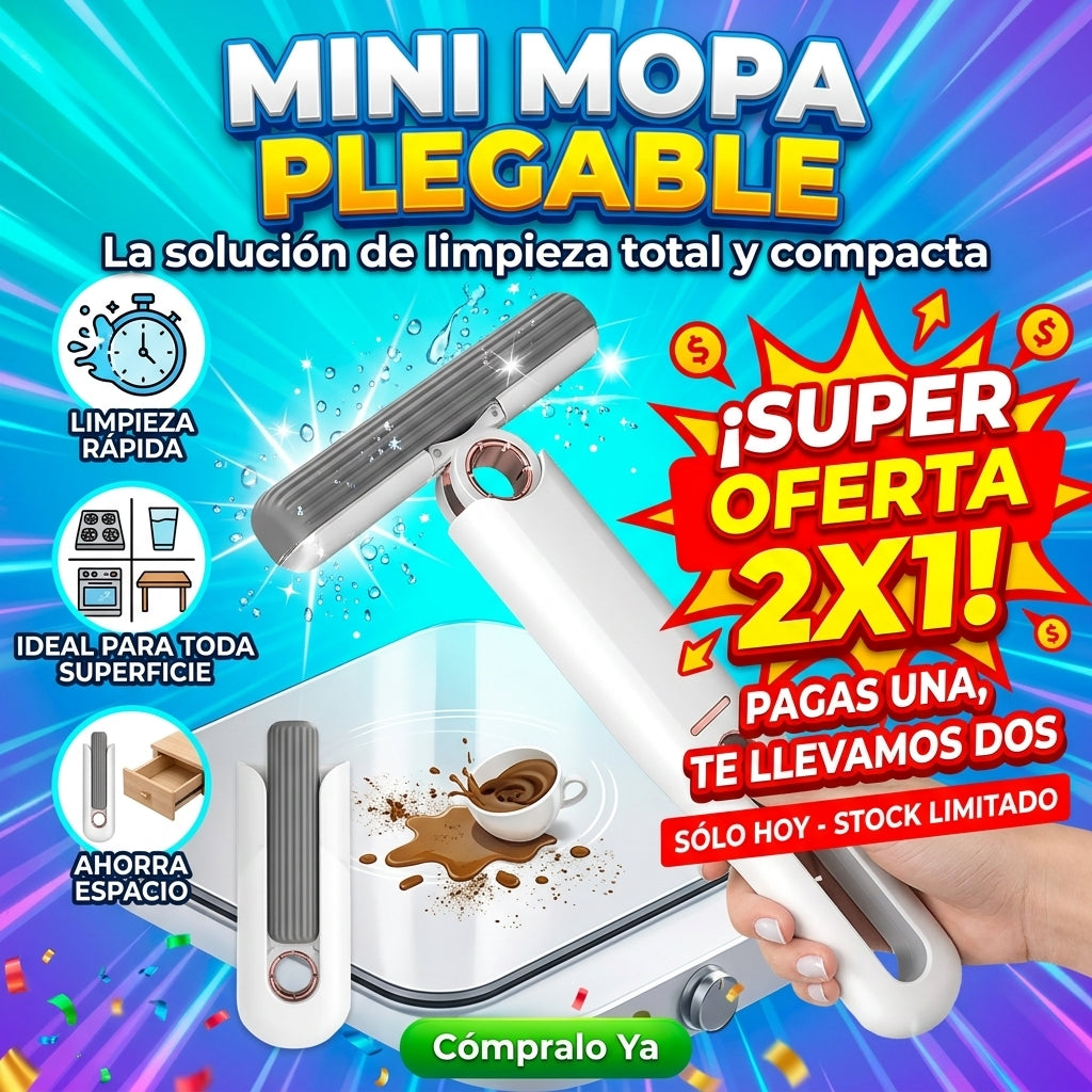 Mini Trapeador Plegable