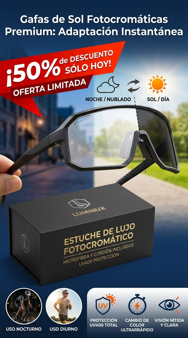 Lentes Gafas De Sol Fotocromaticos Biker