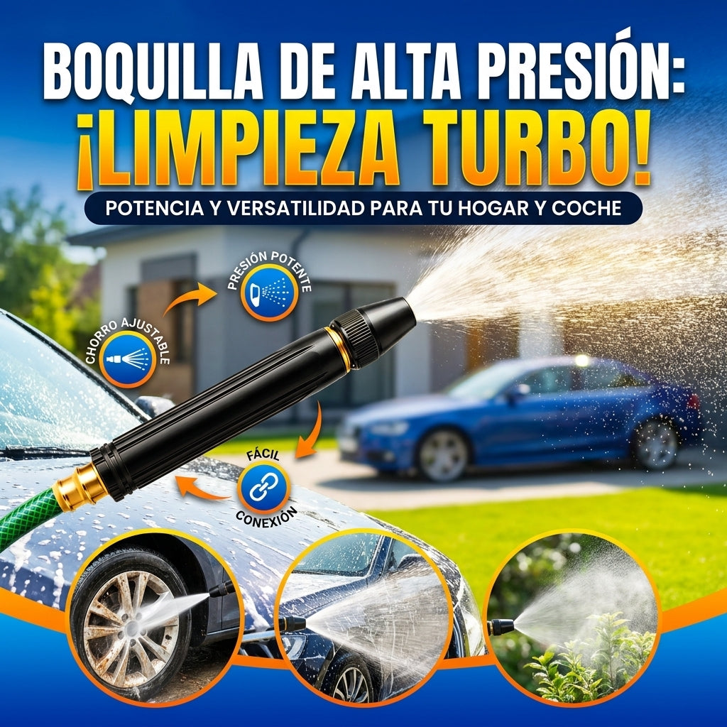 Boquilla pistola de alta presion agua
