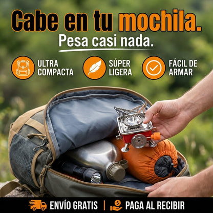 Estufa Portatil De Gas Para Camping