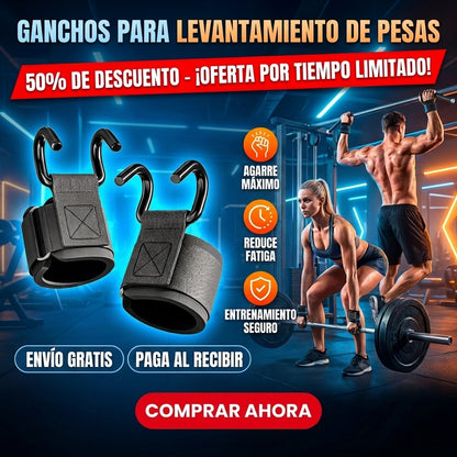 Ganchos Para Levantamiento De Pesas