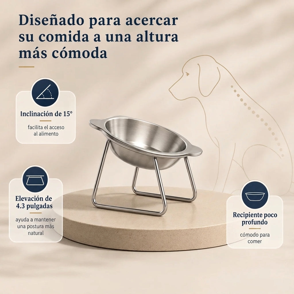 Comedero Elevado Ergonómico