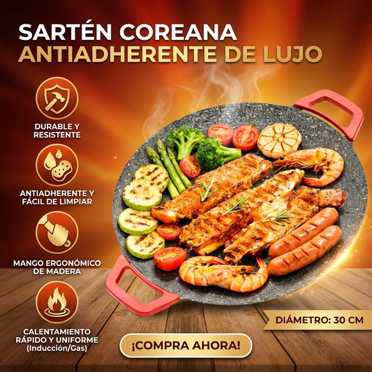 Sarten Antiadherente Coreano 30 Cm
