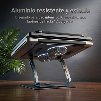Soporte Y Ventilador Para Laptop 360
