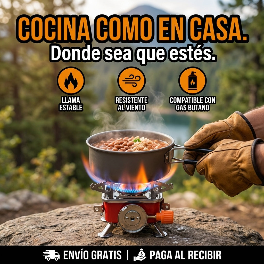 Estufa Portatil De Gas Para Camping