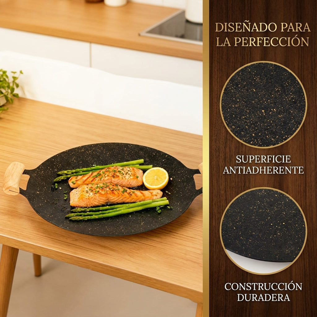 Sarten Antiadherente Coreano 30 Cm