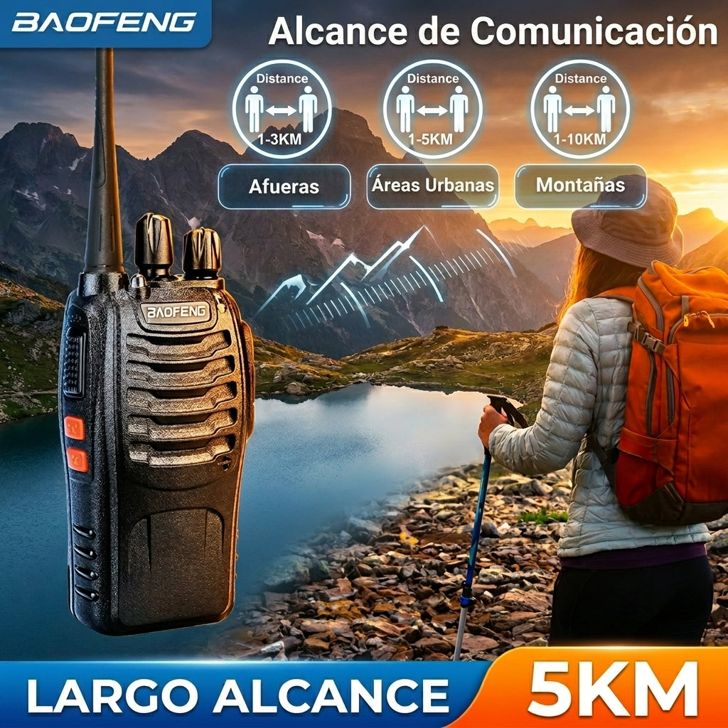 Radios Walkie Talkie Bf888s Recargables