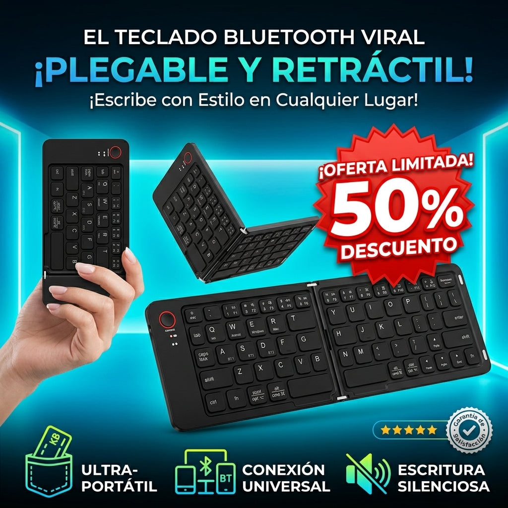Teclado Bluetooth Retractil Viral