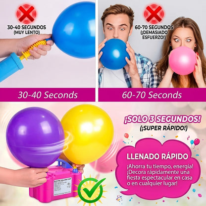 Inflador Para Fiestas Rellena Globos