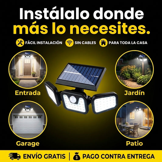 Reflectores Solares Con Sensor De Movimiento